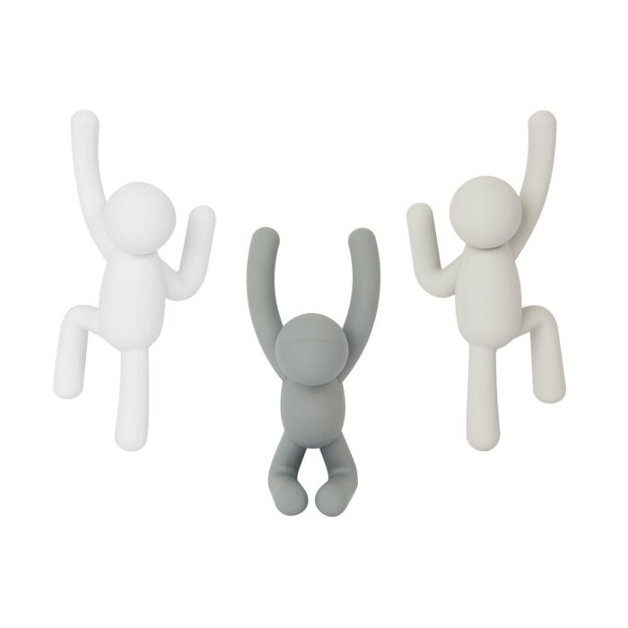 Umbra - Buddy Wall Hook set - Grey